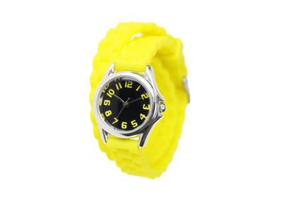 Chine Montre de Digital jaune de silicone 30M imperméables, montre-bracelet de bracelet pour des femmes à vendre