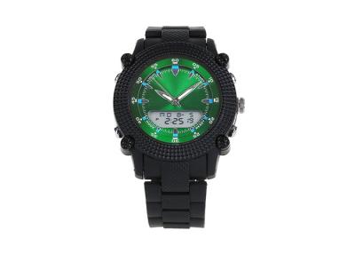 China 3 ATM Waterproof Green Dial Dual Display Quartz Watch with Japan Movt And Battery for sale