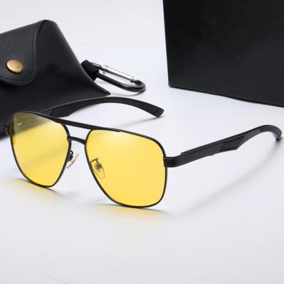 China Eyewear Benz Men's New Design Memory 9821 Sunglasses 2022 New Arrival Glasses Men's Polarized Sunglasses,Men's Driving Sunglasses for sale