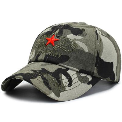 China Summer Outdoor Breathable Fashion Hat Baseball Travel People's Hat Mountaineering Cotton Camouflage Pure Duck Tongue Hat for sale