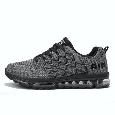 China Cushioning [men's style] 2021 new men's full-palm air cushion sneakers, shock absorption and breathable couple running shoes for sale