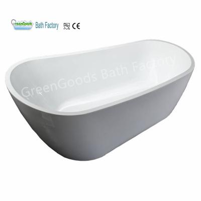 China Japases Free Rated Sanitary Ware Slipper Top Acrylic Bathtub With Faucet for sale