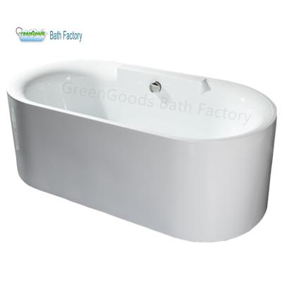 China Cheap Freestanding Custom Bathtub With Faucet To Malaysia for sale