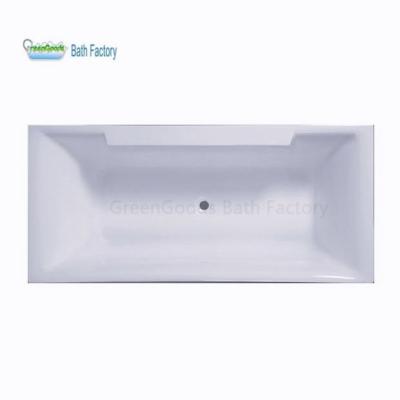 China GreenGoods Plastic Bathroom Mold Acrylic Fiberglass Adult Tub Soaking Body Prices for sale