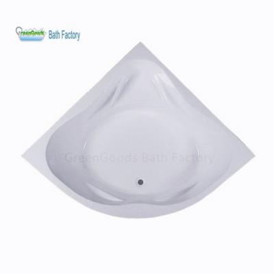 China GreenGoods Eco-friendly Japanese Material Hot Acrylic Corner 2 Person Indoor Bathtub for sale