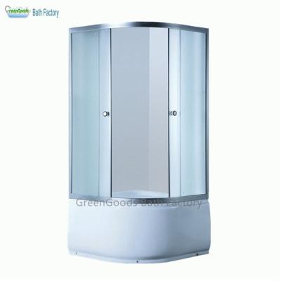 China Eco - Friendly Luxury Bath Factory Price Bathroom Corner Standing Shower Room for sale