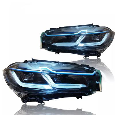 China Hot Selling Modified Headlights For BMW X5 F15 2014-2017 F15 LED Headlights LED Headlights Upgraded To OEM G30 Standard Size for sale