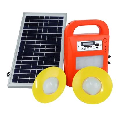 China Home High Quality Solar Home Lighting System With FM Radio for sale