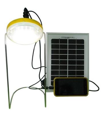 China Camping solar rechargeable lantern with 2.5W solar panel and digital number display, more than 270LM for sale