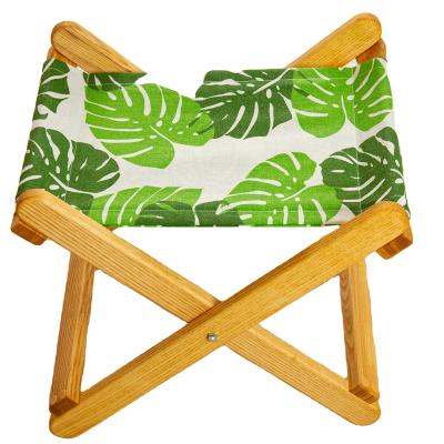 China Modern Customized Portable outdoor wood ground padded folding chairs for sale