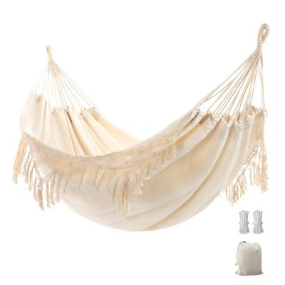 China Modern 2023 hot sale low price Customized Portable  outdoor macrame hammock hanging camp chair for sale