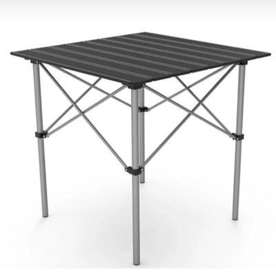 China Modern Customized deluxe portable lightweight camp Foldable table aluminum camping table for sale