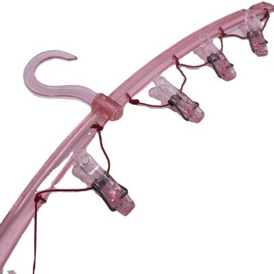 China Anti-slip OEM/ODM manufacturer hot selling  coat plastic hanger with clip for sale