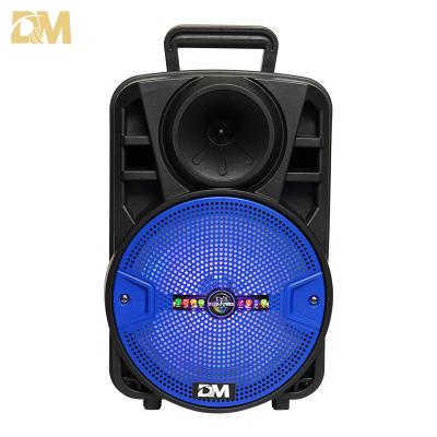 China Best Selling Dolby Digita Speakers Audio System Sound 8 Inch Light Trolley Loudspeaker For Party for sale