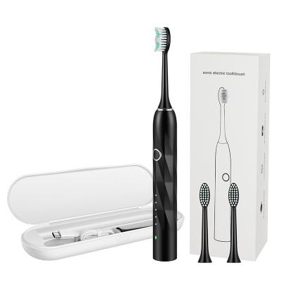 China 2021 ABS+PC Intelligent Whitening Rechargeable Automatic Toothbrush For Adult Travel Ultrasonic Electric Toothbrush for sale