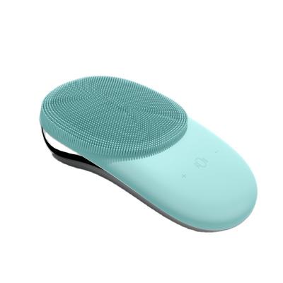 China Sonic Electric Clean Wash Detergent Silicon Beauty Face Scrubber DEEP CLEANING Cleansing Remover Brush for sale