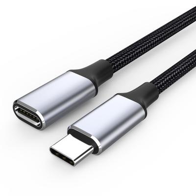 China Factory Supply 3ft/6ft/10ft USB C Male Mobile Phone Nylon Braided Type to 20w Female PD Extension Cable Fast Charging Fast Charging Cable for sale