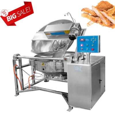 China Trustworthy Potato Chips Maker High Quality Frying Snacks Cashew Nuts Frying Machine With Mixer Price for sale