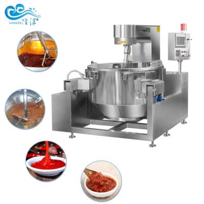 China Temperature Control Hot Sale Electric Curry Sauce Machine Sauce Cooking Mixer Cooking Machine For Dough for sale