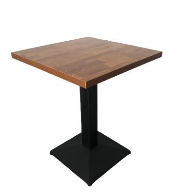 China Hot Selling Wooden Square Small Square Living Room Furniture Table Sofa End Table Restaurant Dining Table for sale