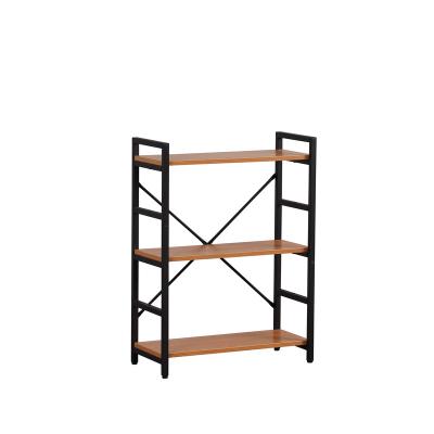 China (Size)Adjustable Modern Supermarket Shelf Living Room Wall Shelf Metal and Wood Shelf for sale