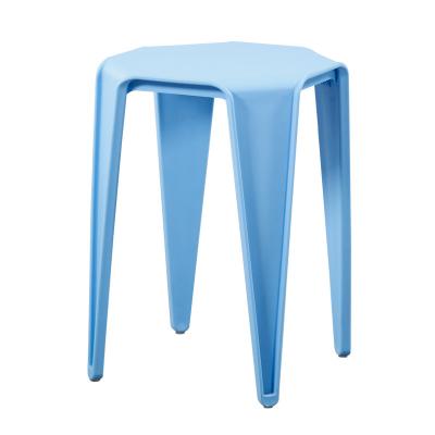 China High Quality Modern Practical Cheap Modern Plastic Single Dining PP Stool Chair Restaurant Single Waiting Chair for sale