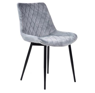 China Modern Hot Selling Nordic Velvet Dining Chair Leisure Lounge Chair Cafe Chair for sale