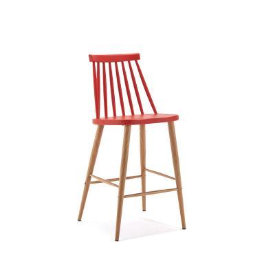 China Wholesale Hot MODERN Comfortable Modern Furniture Metal Frame Cafe Chair Garden Chair Plastic Outdoor Furniture Modern High for sale