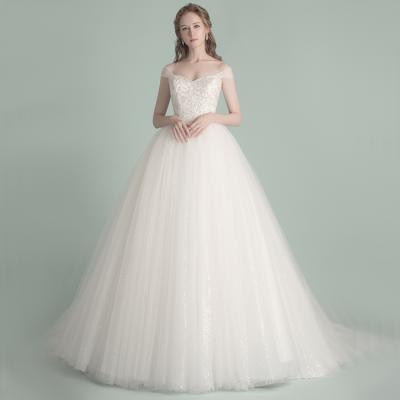 China China Factory Latest Handmade Beading Long Bridesmaid Dress Long Back Short Front Wedding Dresses Long for sale