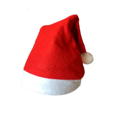 China Christmas Hats Hat is perfect for most Adult Christmas Hat Cheap Merry Christmas Hat Comfort Santa Hat Unisex Nonwoven Christmas Hats With Low MOQ for sale