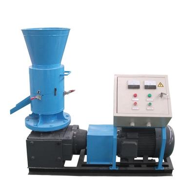 China Flat Die Pressing Diesel Engine Cat Litter Compressed Agricultural Waste Electric Industrial Wood Sawdust Pelletizer Production Line Price Te koop