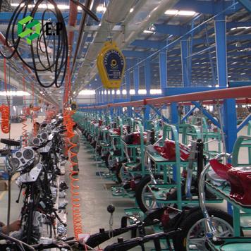 Cina Heat Resistant Battery Powered Motorcycle Highly Standardized Straight Flow Production Line in vendita