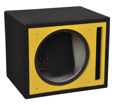 China Colorful Painting Professional Subwoofer Box , Subwoofer Enclosure Box With Long Lead Wire for sale