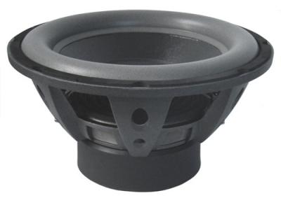 China Non - Pressed Paper Cone Auto Audio Speakers With Black Aluminum Frame 12'' for sale