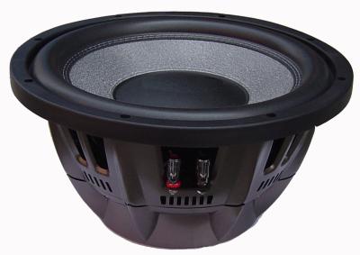 China Dual 4 OHM Voice Coil Auto Audio Speakers 30cm Rubber Surround for sale