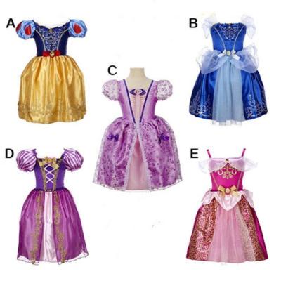 China Washable HY-007 Wholesale New Cinderella Princess Dress kids Cosplay clothes girl dresses party kids dresses for girls for sale