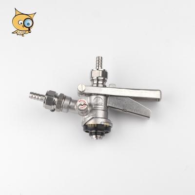 China Viable ALL IN Best Quality 304 Stainless Steel Draft Beer Keg Dispenser American Sankey D System Keg Beer Coupler With 304 SS Handle for sale