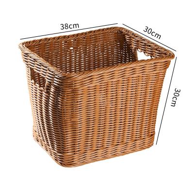 China Straw Woven Laundry Storage Traditional Collapsible Natural Basket for Dirty Clothes&Plush Toys for sale