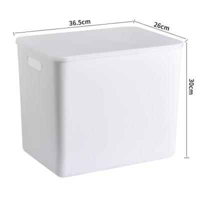 China Classic High Quality Daily Use Multifunctional Storage Box Box Plastic Design Stored White Color With Handle for sale