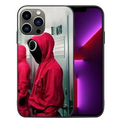 China Hot Selling Anti-fall Squid Korean Game Cell Phone TV Shockproof Bags And Pro Max Phone Case Squid Game Business Phone Cases 13 12 for sale