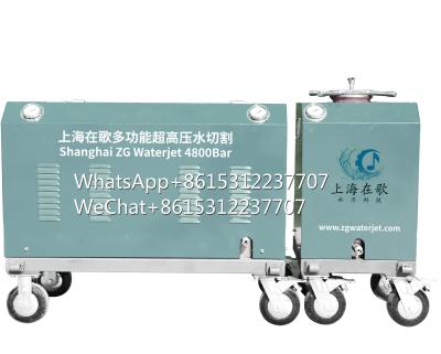 China Portable Hotels Water Cutting Trolley Cutting Concrete, Pipes for sale