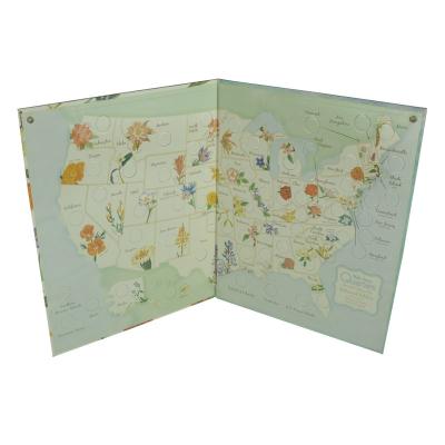 China Paper Custom Splits 1999-2009 Coin Collector Cardboard World Map Holder Folder With Metal Coins for sale