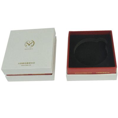 China Laminated Box Material Medal With EVA Foam Lid Base Logo Custom Packaging Box High Quality Manufacturer for sale