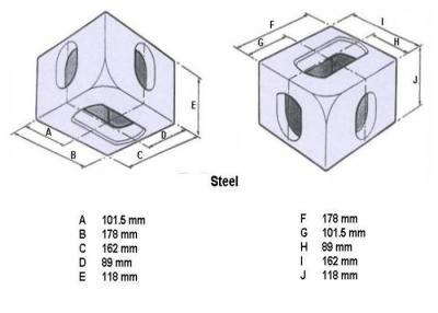 China shipping container corner castings for sale for sale