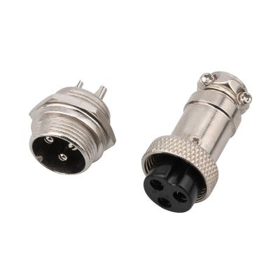 China Audio & Video Gx16-3pin Connector Electrical Connector 2 3 4 5 6 7 8 9 10 12-pin GX12 GX16 Gx20 Aviation plug socket connector for sale