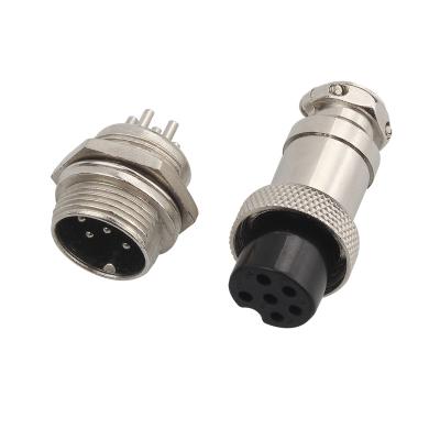 China Audio & Video GX16-6-core Aviation plug 6Pin Aviation male/female GX16 Assembled mechanical equipment cable connector for sale