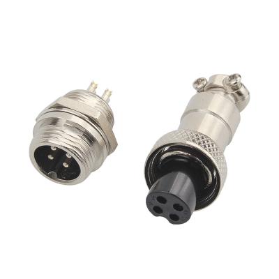 China Automotive GX12-4pin Circular Connector Male And Female Aviation Plug 2 3 4 5 6 7 Pin Cable Wires Aviation Connector for sale