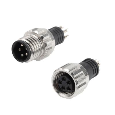 China Automotive M8 5pin waterproof plug Communication sensor 5-core male and female set of type A waterproof plug for sale