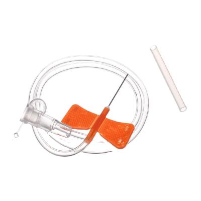 China 18-26G Infusion Needle Disposable Intravenous Scalp Needle Set Luer Lock Or Luer Slip With PE Bag for sale