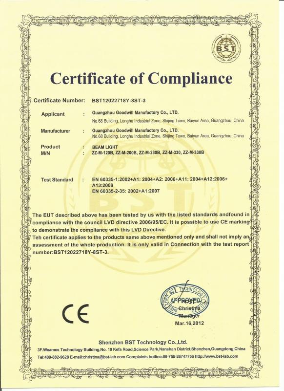 CE - Goodwill Manufactory Limited